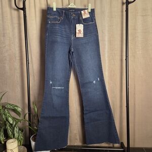 Women's Blue Flared Jeans